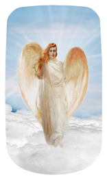 DAROYAL-118-BL Angel Clouds Blue